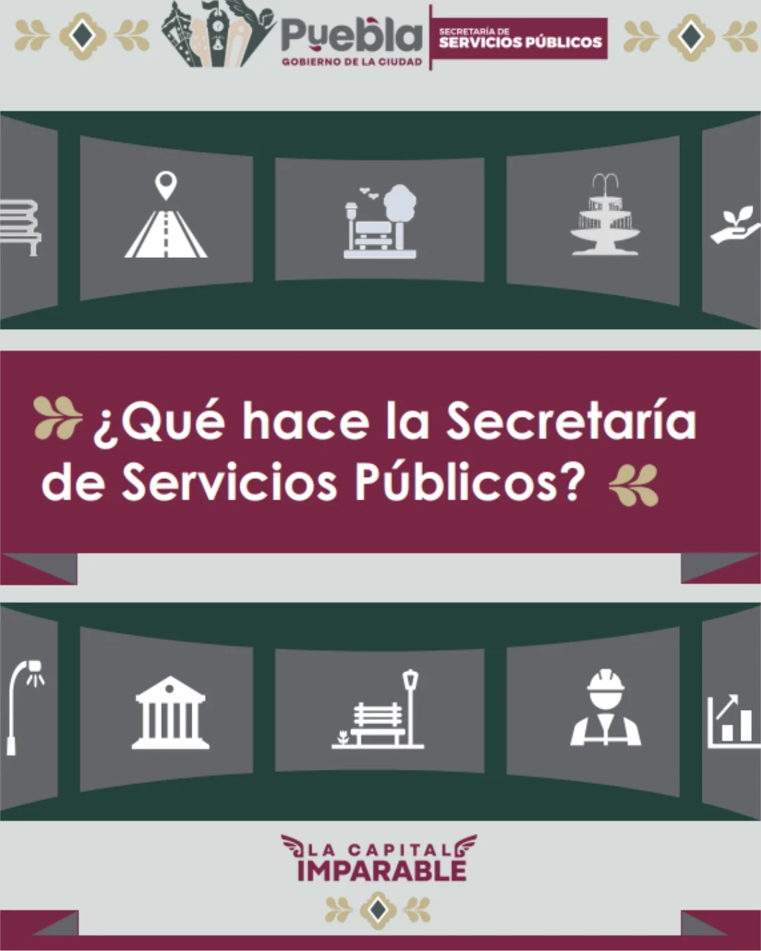¿Qué hace la Secretaría de Servicios Públicos?